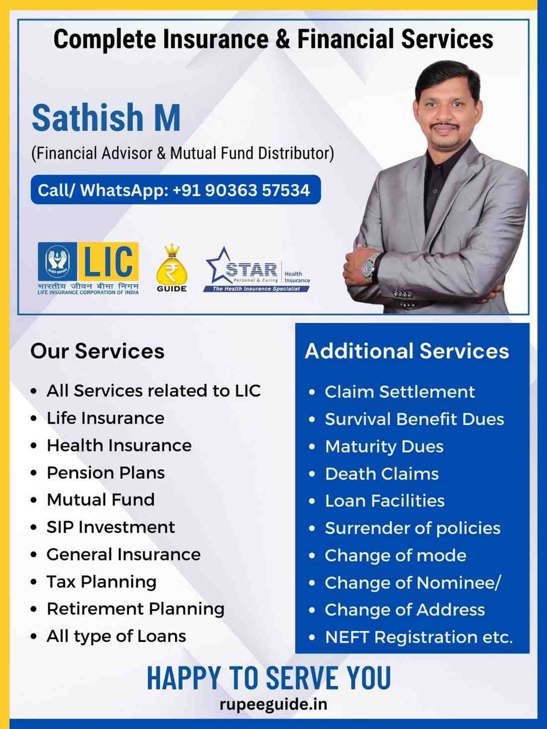 LIC Agent in Bangalore - Health Insurance Advisor Agent Bengaluru - Sathish M - Ruprr Guide - Buy LIC Policy Online - LIC Agent Near Me LIC Agent in Bangalore - Health Insurance Advisor Agent Bengaluru - Sathish M - Ruprr Guide - Buy LIC Policy Online - LIC Agent Near Me